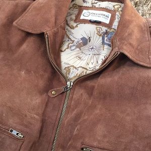 Vintage Deerskins leather bomber jacket